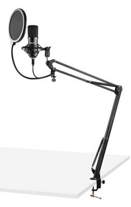 CMS300B Studio microfoon set USB Zwart