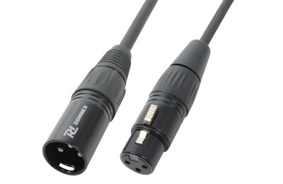 CX35-1 Kabel XLR Male - Female 1.5M zwart