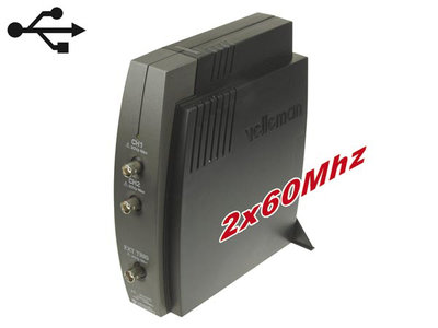 PCSU1000 2-kanaals PS oscilloscoop met USB interface