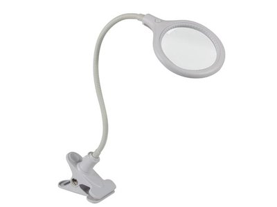 VTLLAMP10N  LED-LOEPLAMP MET BEVESTIGINGSKLEM - 5 DIOPTRIE - 6 W - 30 LEDs - WIT