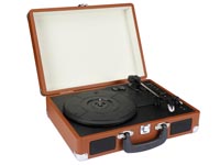 TURNTABLE  DRAAITAFEL - 3 SNELHEDEN - MET USB EN SD-KAARTLEZER