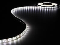 LEDS14W  KIT MET FLEXIBELE LED-STRIP EN VOEDING - KOUDWIT - 180 LEDS - 3 m - 12 VDC 