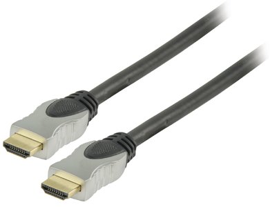 High Speed HDMI kabel met Ethernet HDMI-Connector - HDMI-Connector 20.0 m Donkergrijs