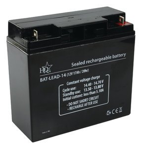 Oplaadbare Loodzuur Accu 12 V 17000 mAh 