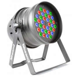 PAR64 led versie, 36x 1Wat RGB leds