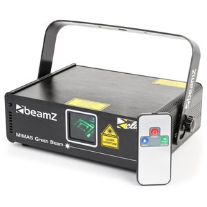 BeamZ Mimas Laser 50mW Groen Beam DMX IRC