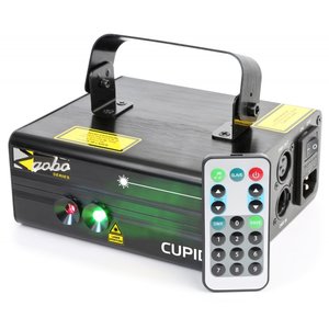 BeamZ Cupid Double Laser 210mW RG Gobo DMX IRC