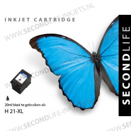 Replacement SL for HP 21 XL Black