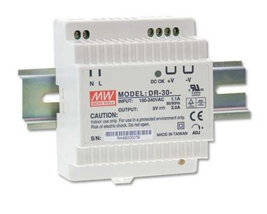 Industriële voeding voor DIN-RAIL - Meanwell - 12V 30W