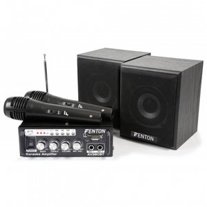 Fenton Versterker Kit met Speakers USB/SD/BT -