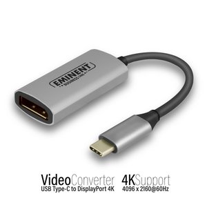 Eminent USB Type-C naar DisplayPort 4K converter