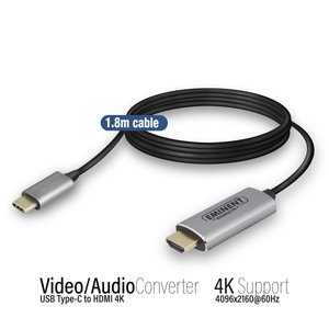 Eminent USB Type-C naar HDMI 4K Aansluitkabel 1,8m