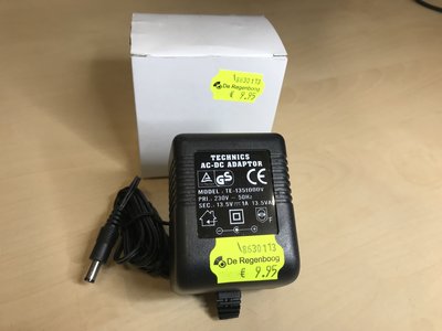 Netadapter Technics 230 VAC  naar 13.5 VDC