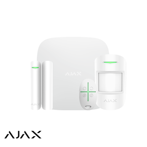 AJAX HUBKIT, WIT, GSM/LAN HUB, PIR, DEURCONTACT, AFSTANDSBEDIENING