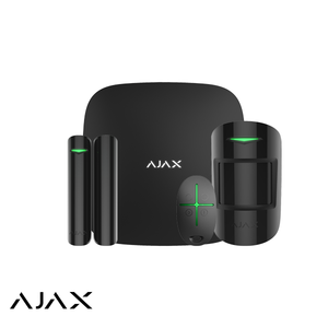 AJAX HUBKIT, ZWART, GSM/LAN HUB, PIR, DEURCONTACT, AFSTANDSBEDIENING