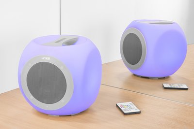 achtergrond Verklaring Gehakt Bluetooth speaker outdoor met gekleurde LED verlichting CX1 - gigatronic