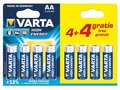 LR6/44  ALKALINE LR6/AA, 1.5 V PROMOPACK 4 + 4 st. 4906.121.448 (blister)