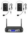  Vonyx WM512H 2-kanaals VHF draadloos microfoonsysteem met bodypacks en display_6